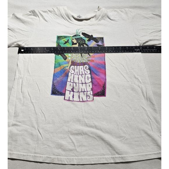 Smashing Pumpkins 2008 Tour T Shirt Size Small Retro Psychedelic Crow - Picture 3 of 11